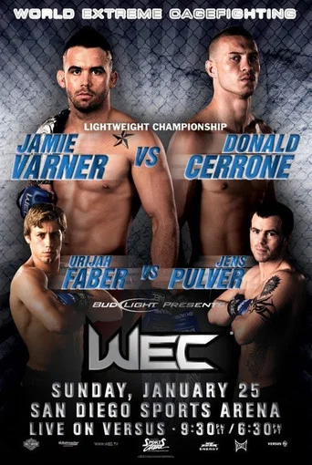 Movie poster for WEC 38: Varner vs. Cerrone (2009)