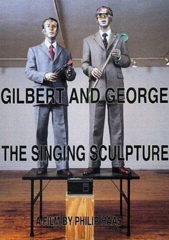 Gilbert and George The Singing Sculpture poster
