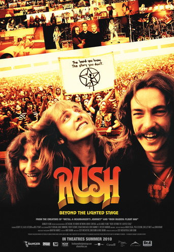 Movie poster for Rush: Beyond the Lighted Stage (2010)