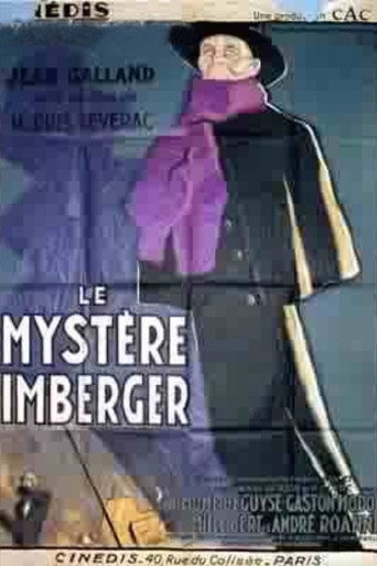 Movie poster for Le Mystère Imberger (1935)