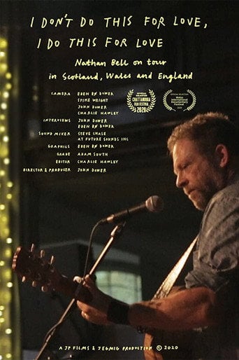 Movie poster for I Don't Do This For Love, I Do This For Love - Nathan Bell on Tour (2020)