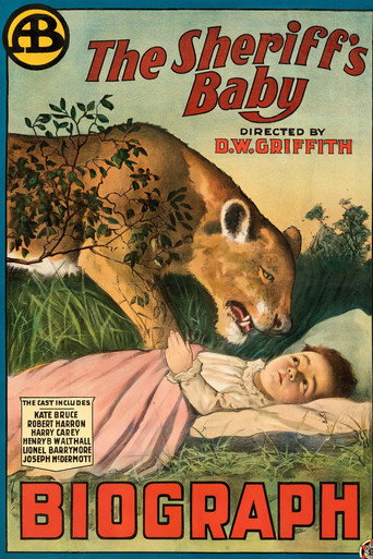 Movie poster for The Sheriff's Baby (1913)