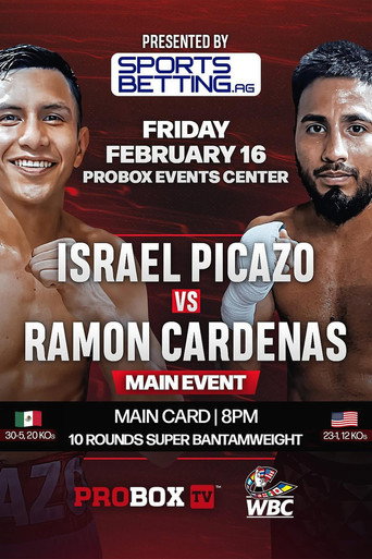 Movie poster for Israel Picazo vs. Ramon Cardenas (2024)