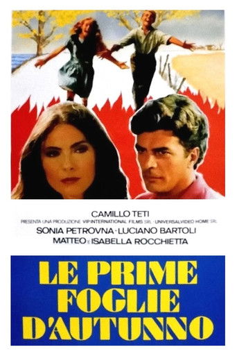 Le prime foglie d'autunno poster