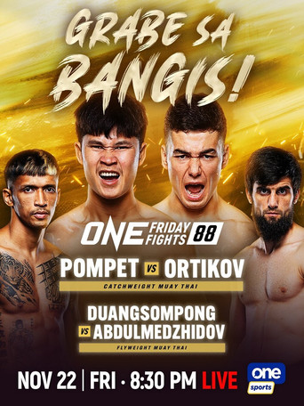 Movie poster for ONE Friday Fights 88: Pompet vs. Ortikov (2024)