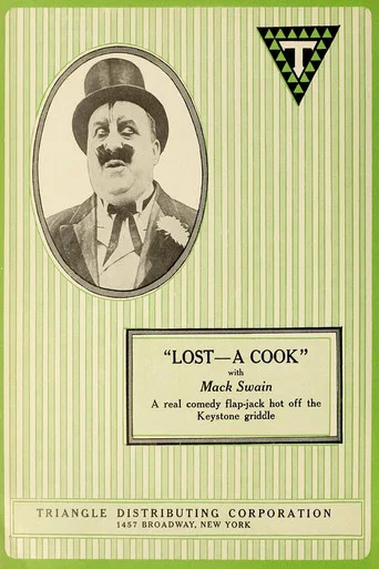Movie poster for Lost: A Cook (1917)