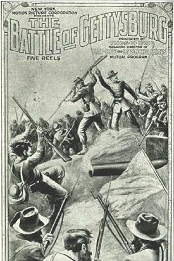 Movie poster for The Battle of Gettysburg (1913)
