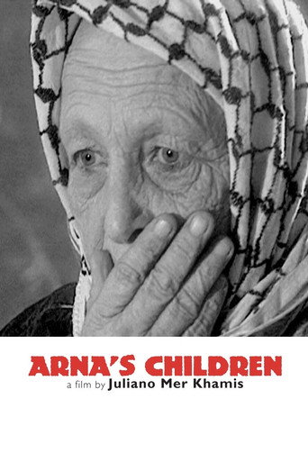 Movie poster for Arna's Children (2004)