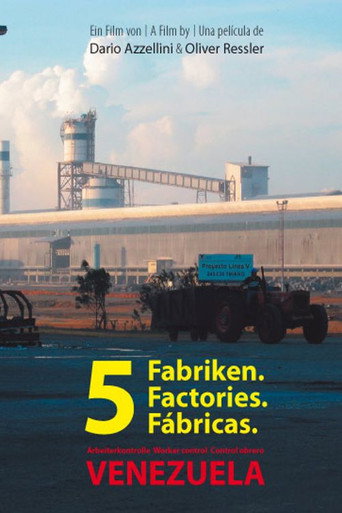 Movie poster for 5 Factories: Worker Control in Venezuela (2006)