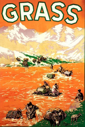Movie poster for Grass: A Nation's Battle for Life (1925)