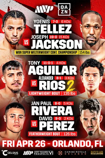 Movie poster for Yoenis Tellez vs. Joseph Jackson (2024)