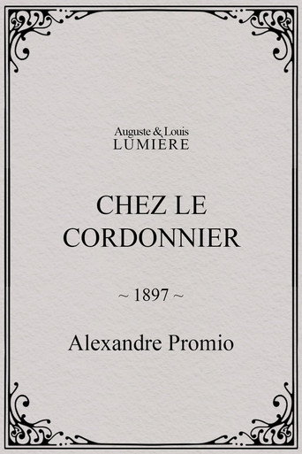 Movie poster for Chez le cordonnier (1897)