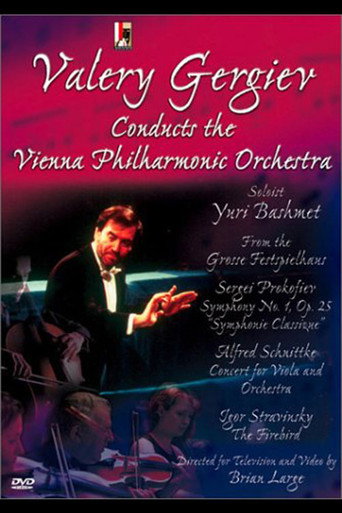 Movie poster for Valery Gergiev Conducts the Vienna Philharmonic Orchestra in Prokofiev, Schnittke & Stravinsky (2003)