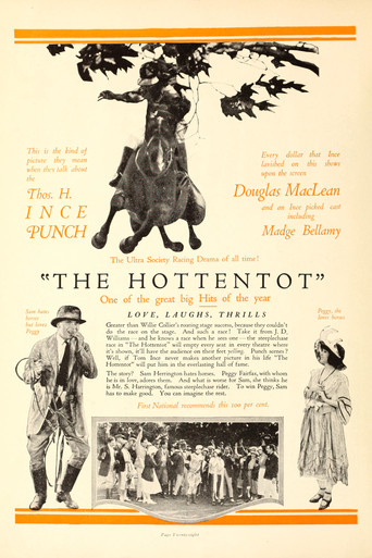 Movie poster for The Hottentot (1922)