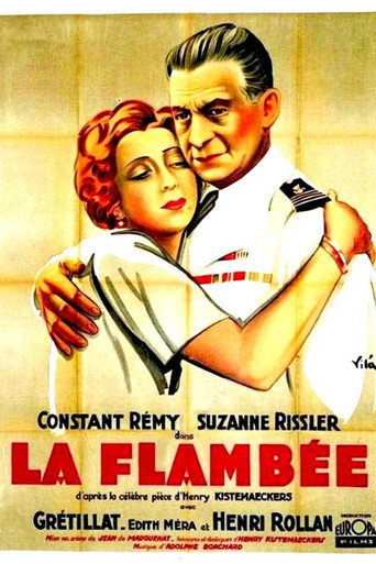 Movie poster for La flambée (1934)