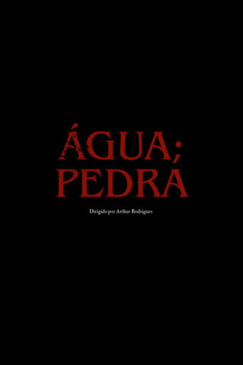 Movie poster for água; pedra (2025)
