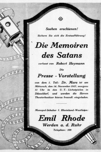 Movie poster for Die Memoiren des Satans. 1. Teil - Doktor Mors (1917)