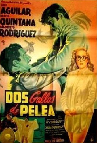 Movie poster for Dos gallos de pelea (1950)