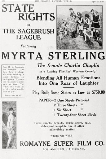 Movie poster for The Sage-Brush League (1919)