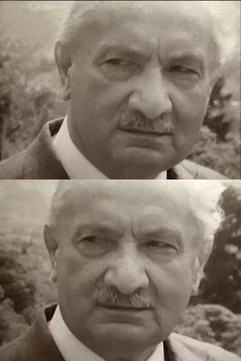Movie poster for Martin Heidegger - Im Denken Unterwegs (2004)