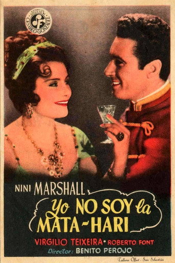 Movie poster for Yo no soy la Mata-Hari (1950)