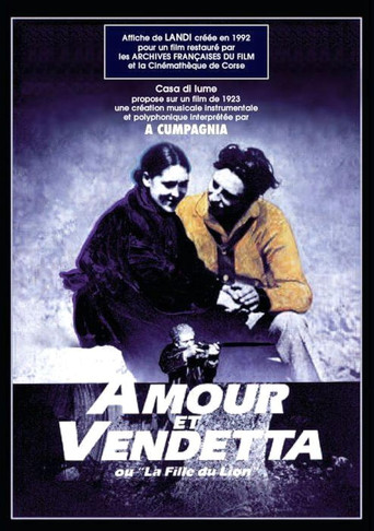 Movie poster for Amour et Vendetta (1923)
