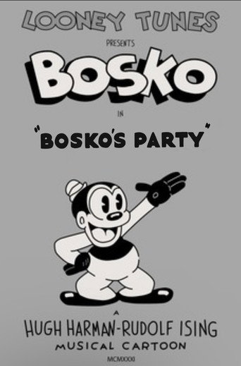 Movie poster for Bosko's Party (1932)