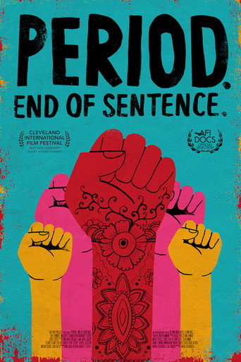 Movie poster for Period. End of Sentence. (2018)