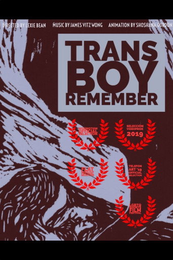 Movie poster for Trans Boy Remember (2019)