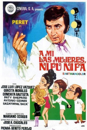 Movie poster for A mí las mujeres ni fu ni fa (1971)