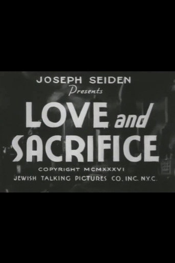 Movie poster for Love and Sacrifice (1936)