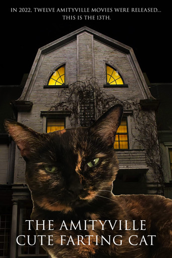 Movie poster for The Amityville Cute Farting Cat (2022)