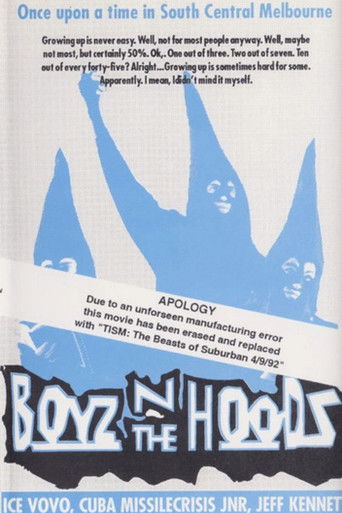 TISM: Boyz 'N The Hoodz poster