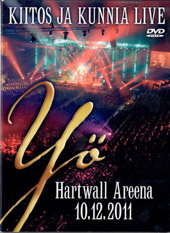 Movie poster for Yö - Kiitos ja kunnia - Live - Hartwall Areena 10-12-2011