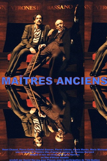 Maîtres anciens poster