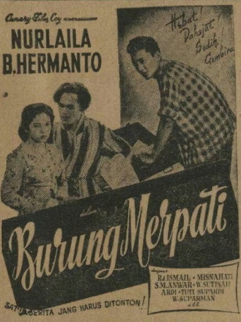 Movie poster for Burung Merpati (1954)