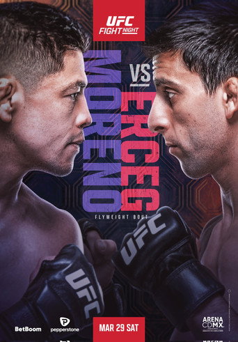 Movie poster for UFC on ESPN 64: Moreno vs. Erceg (2025)
