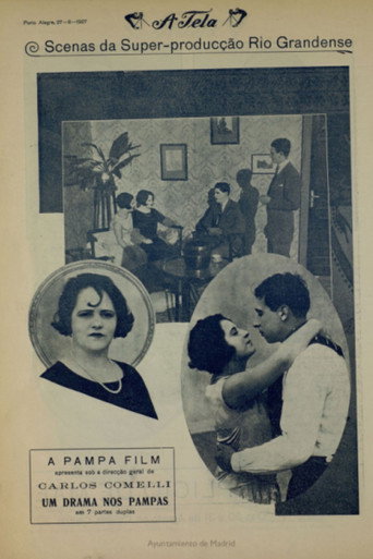 Movie poster for Um Drama nos pampas