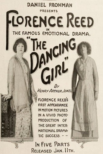 Movie poster for The Dancing Girl (1915)