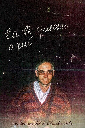 Movie poster for Tú te quedas aquí