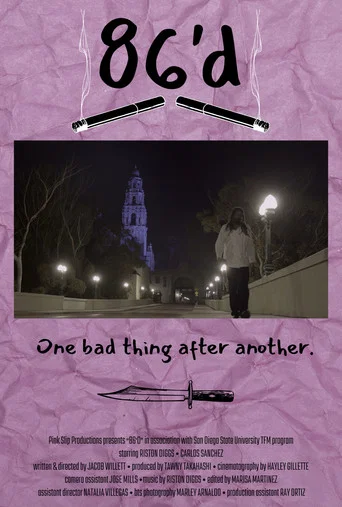 Movie poster for 86'd (2025)