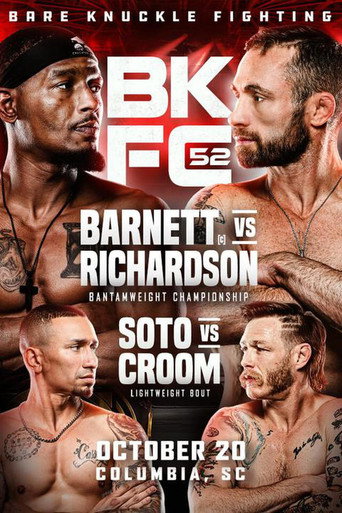 Movie poster for BKFC 52: Barnett vs. Richardson (2023)