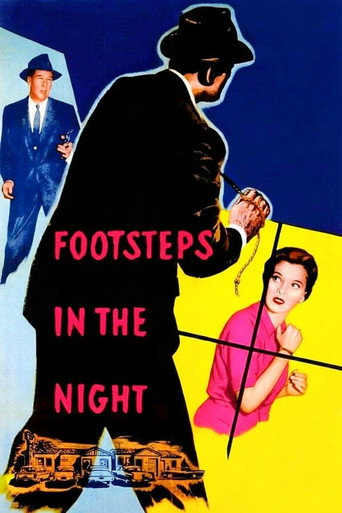 Movie poster for Footsteps in the Night (1957)