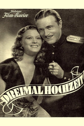 Movie poster for Dreimal Hochzeit (1941)