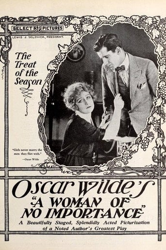 Movie poster for A Woman of No Importance (1921)