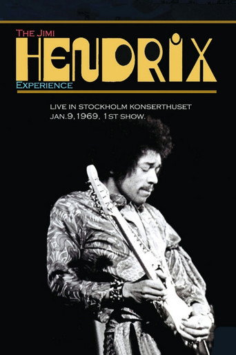 Movie poster for Jimi Hendrix Live in Stockholm 1969 (1969)
