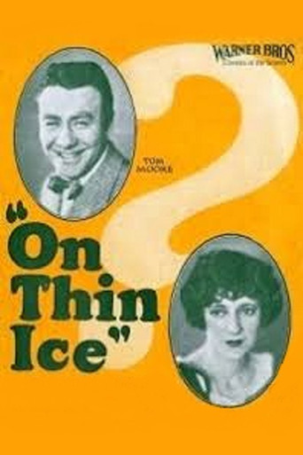 Movie poster for On Thin Ice (1925)