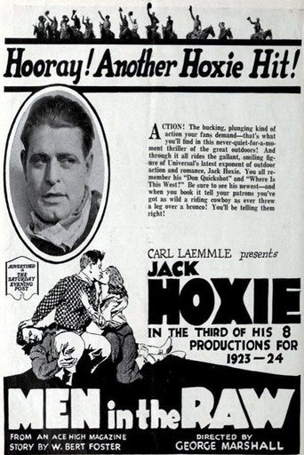 Movie poster for Men in the Raw (1923)
