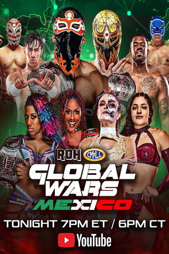 ROH/CMLL Global Wars Mexico poster
