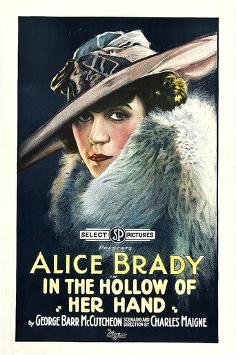 Movie poster for In the Hollow of Her Hand (1918)